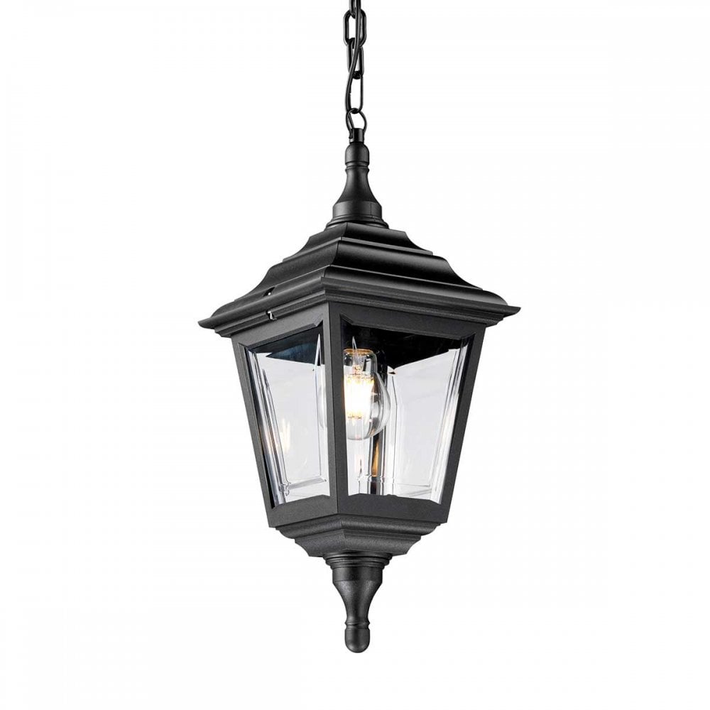 KERRY-CHAIN Kerry Outdoor 1 Light Chain Lantern Black