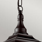 KERRY-CHAIN Kerry Outdoor 1 Light Chain Lantern Black