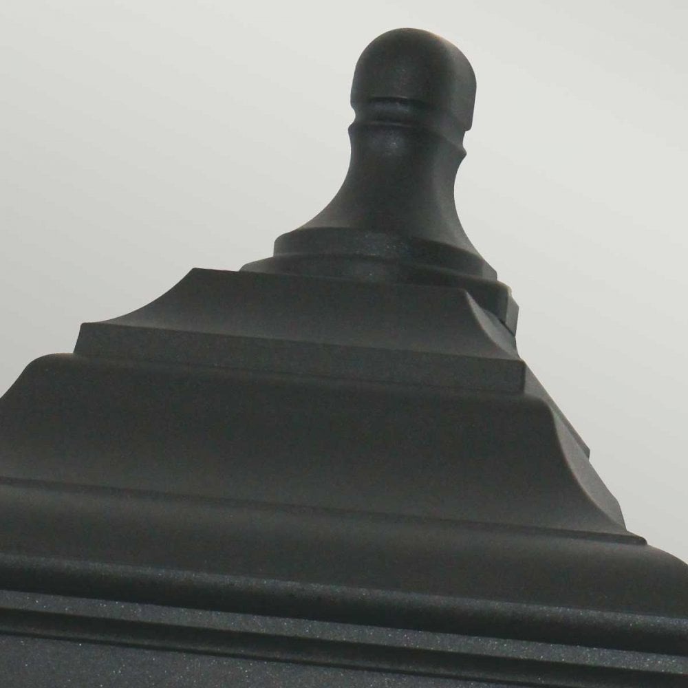 Kerry Outdoor 1 Light Flush Wall Lantern Black