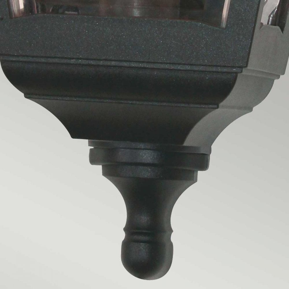 Kerry Outdoor 1 Light Flush Wall Lantern Black