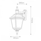 KERRY-WALL Kerry Outdoor 1 Light Wall Lantern Black