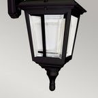 KERRY-WALL Kerry Outdoor 1 Light Wall Lantern Black