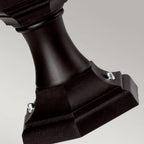 KINSALE-PED-POR Kinsale Outdoor 1 Light Pedestal/Porch Lantern Black