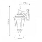 KINSALE-WALL Kinsale Outdoor 1 Light Wall Lantern Black