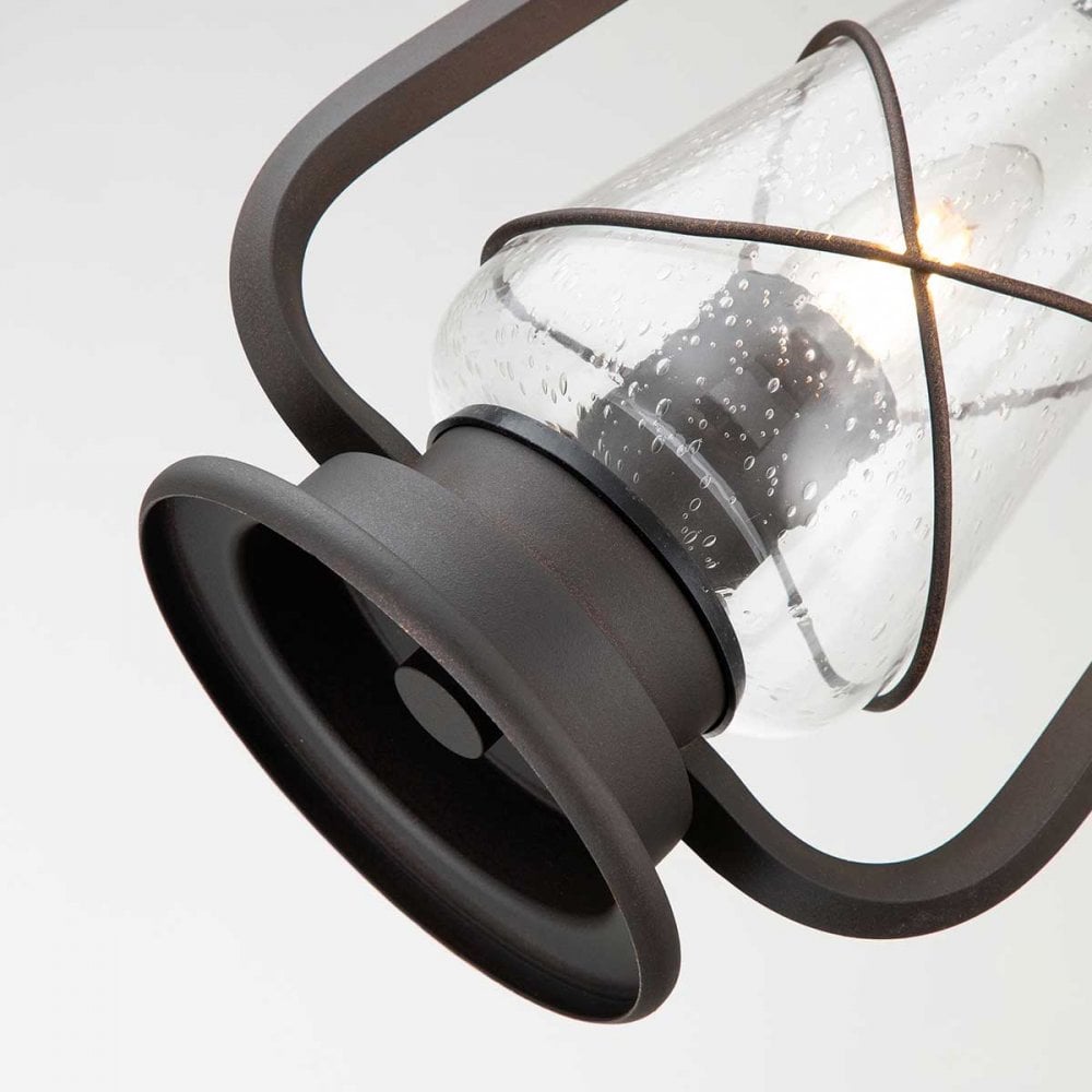 MINERS-CHN Miners Outdoor 1 Light Chain Lantern Old Bronze