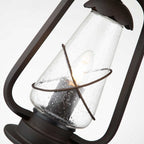 MINERS-CHN Miners Outdoor 1 Light Chain Lantern Old Bronze