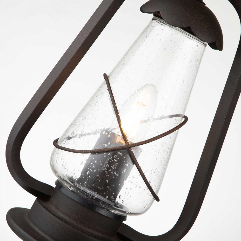MINERS-CHN Miners Outdoor 1 Light Chain Lantern Old Bronze