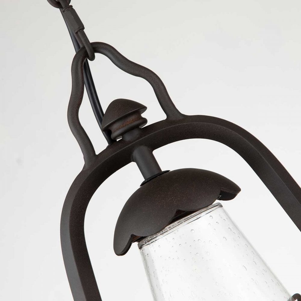 MINERS-CHN Miners Outdoor 1 Light Chain Lantern Old Bronze