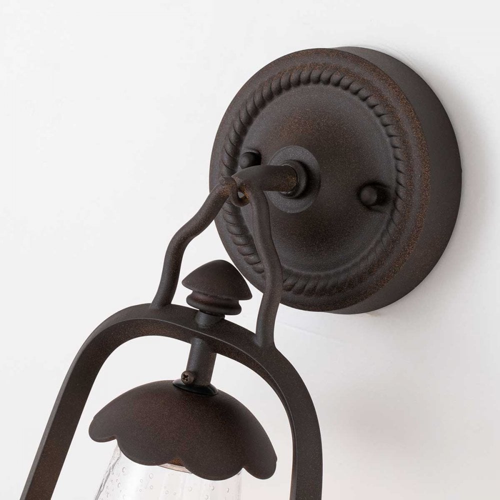 MINERS-WALL Miners Outdoor 1 Light Wall Lantern Old Bronze
