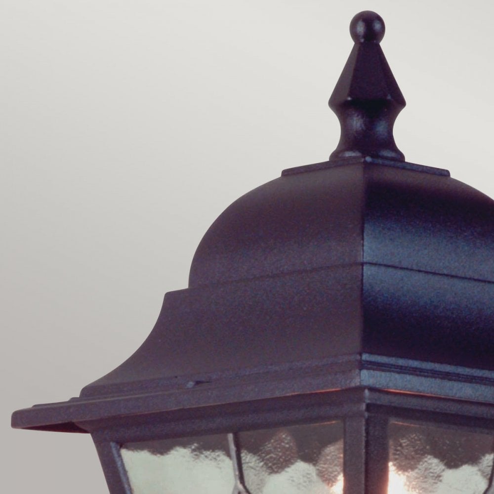 NR1-BLK Norfolk Outdoor 1 Light Up Wall Lantern Black