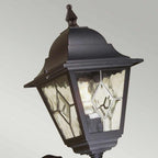 NR1-PIR-BLACK Norfolk Outdoor 1 Light Up Wall Lantern with PIR Black