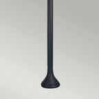NR4-BLK Norfolk Outdoor 1 Light Pillar Lantern Black