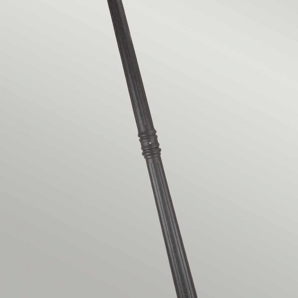 NR8-BLK Norfolk Outdoor 3 Light Lamp Post Black