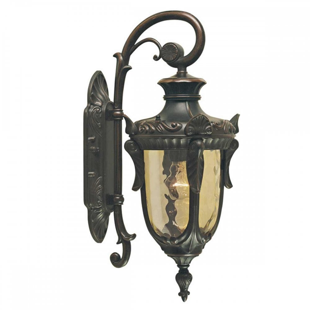 PH2-S-OB Philadelphia Outdoor 1 Light Small Down Wall Lantern Old Bronze