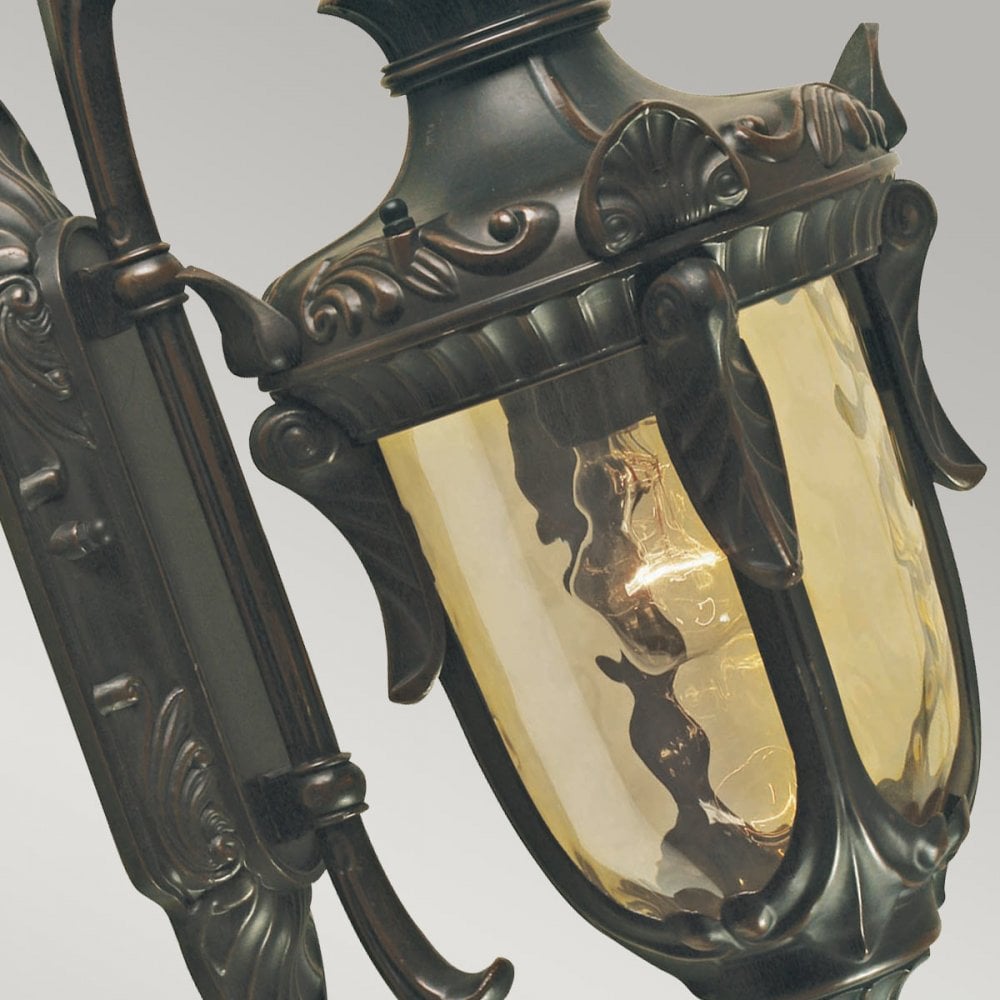 PH2-S-OB Philadelphia Outdoor 1 Light Small Down Wall Lantern Old Bronze