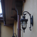 PH2-S-OB Philadelphia Outdoor 1 Light Small Down Wall Lantern Old Bronze