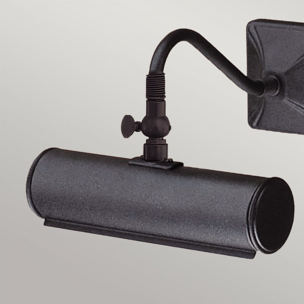 PL1-10-BLACK Picture Light 1 Light Small Black