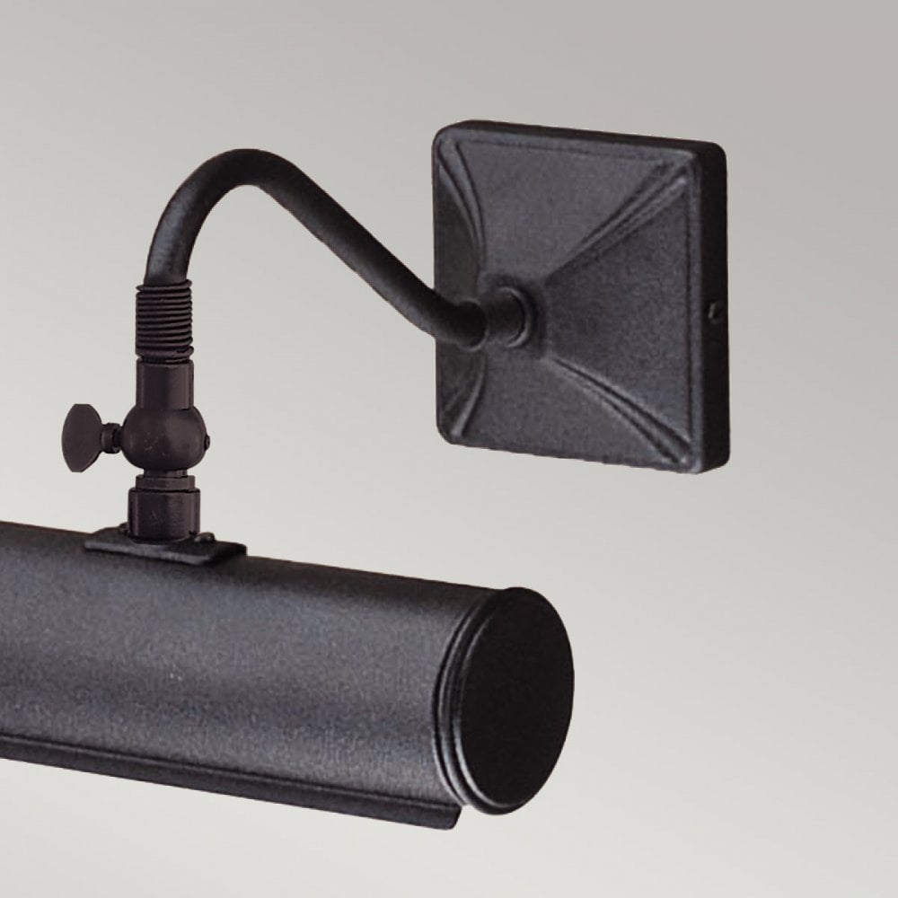 PL1-10-BLACK Picture Light 1 Light Small Black