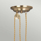 PV-P-AGB Provence 1 Light Rise and Fall Pendant Aged Brass