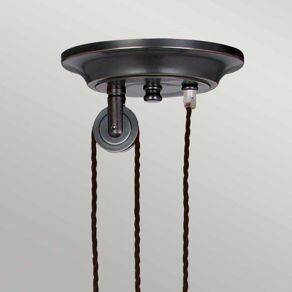 PV-P-OB Provence 1 Light Rise and Fall Pendant Old Bronze