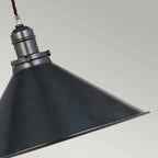 PV-P-OB Provence 1 Light Rise and Fall Pendant Old Bronze