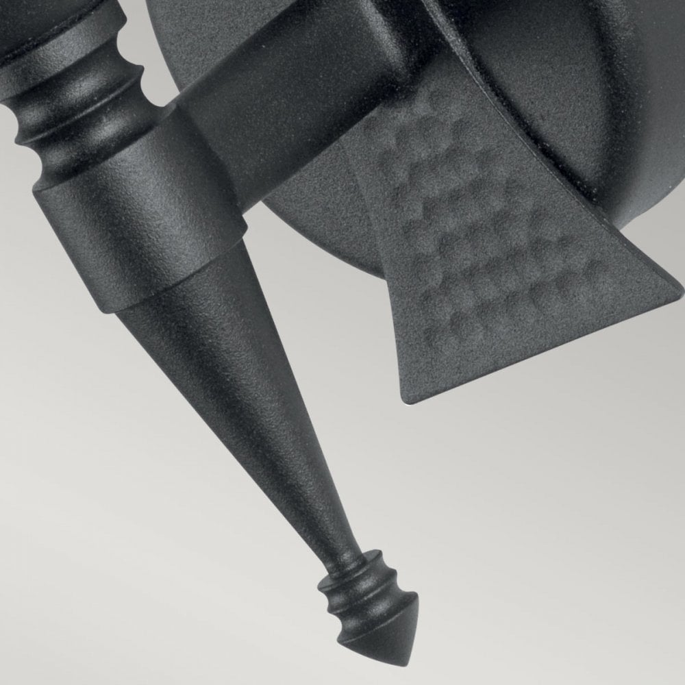 Saxon 1 Light Wall  Light Black (S)