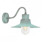 SHELDON-V Sheldon Outdoor 1 Light Wall Lantern Verdigris