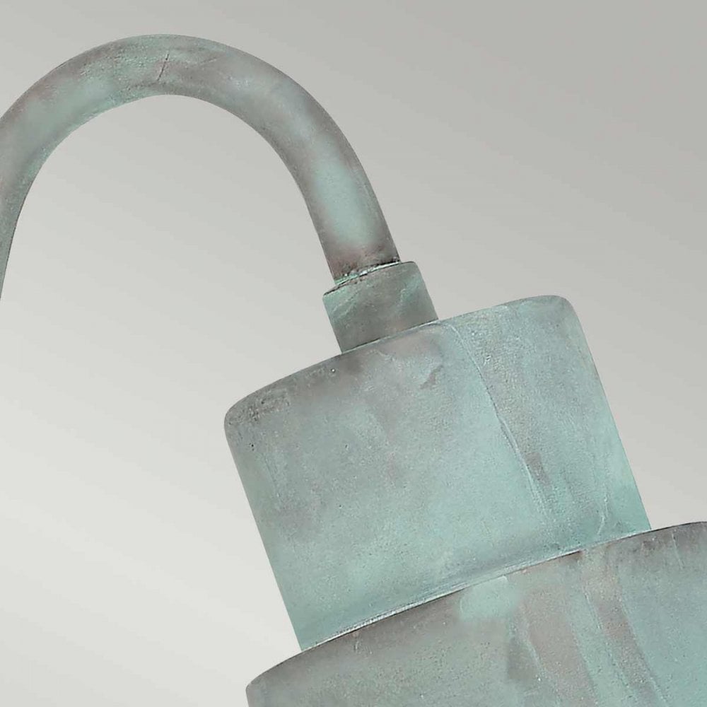 SHELDON-V Sheldon Outdoor 1 Light Wall Lantern Verdigris