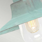SHELDON-V Sheldon Outdoor 1 Light Wall Lantern Verdigris