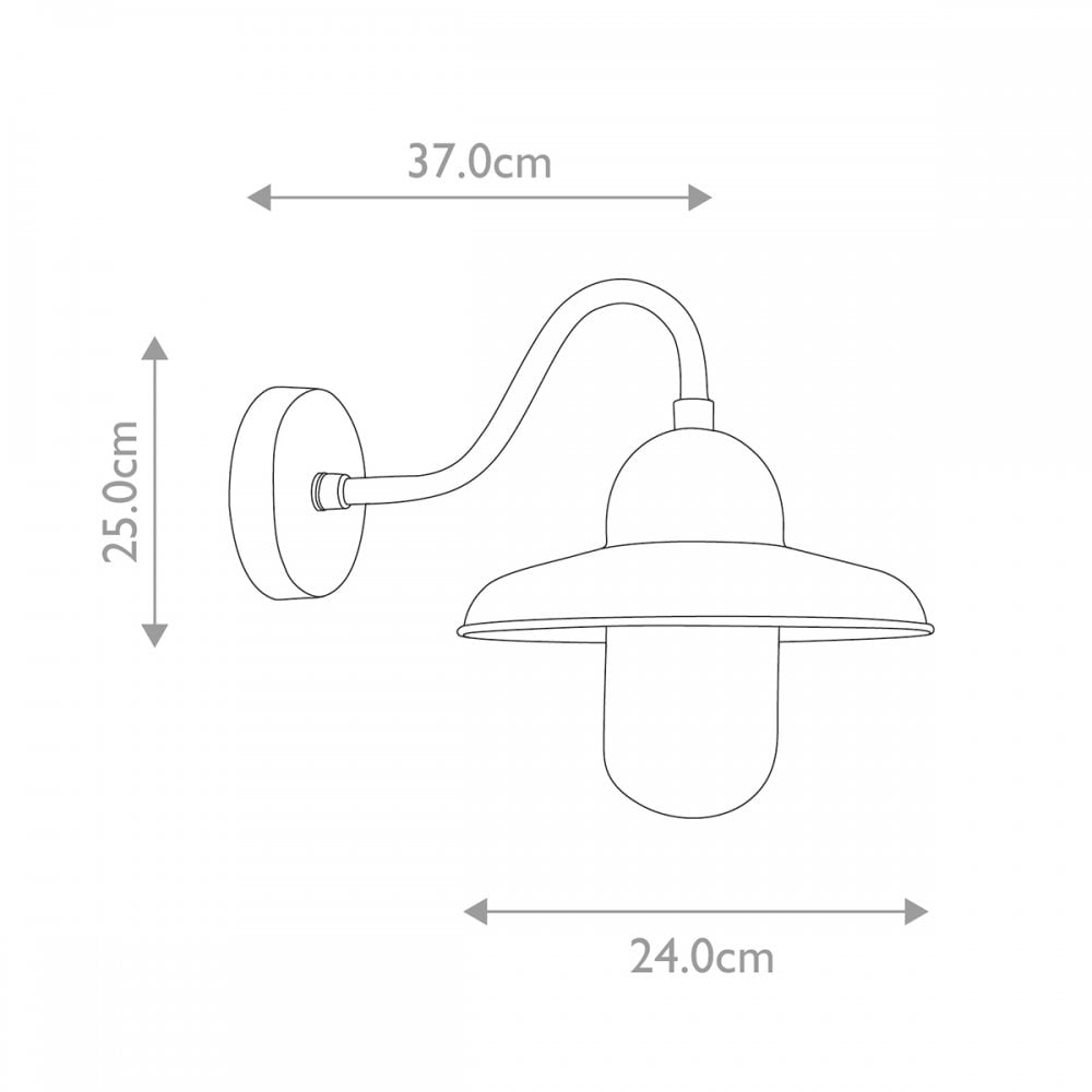 SOMERTON-BR Somerton Outdoor 1 Light Wall Lantern Aged Brass