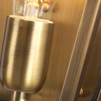 ST-JAMES-BRASS St James Outdoor 1 Light Wall Lantern - Brass Aged Brass