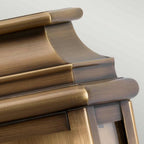 ST-MARTINS-BR St Martins Outdoor 1 Light Wall Lantern Aged Brass