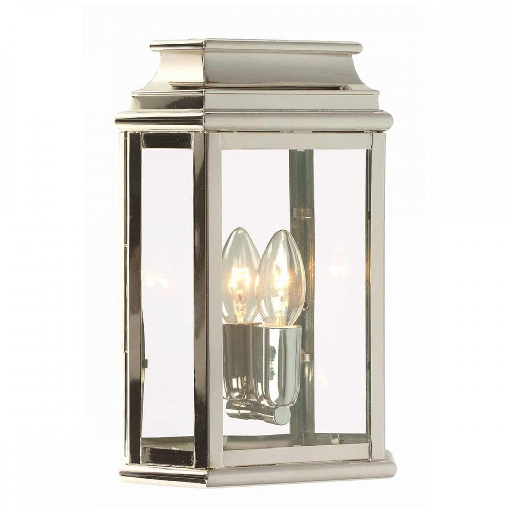 ST-MARTINS-PN St Martins Outdoor 1 Light Wall Lantern Polished Nickel