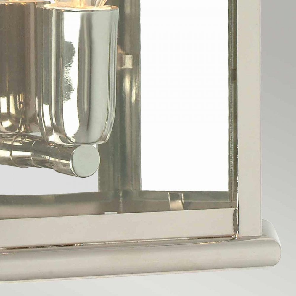 ST-MARTINS-PN St Martins Outdoor 1 Light Wall Lantern Polished Nickel