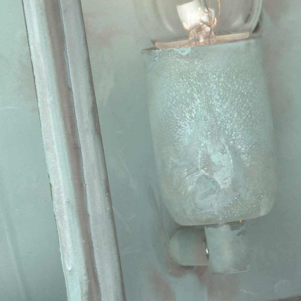 ST-MARTINS-V St Martins Outdoor 1 Light Wall Lantern Verdigris