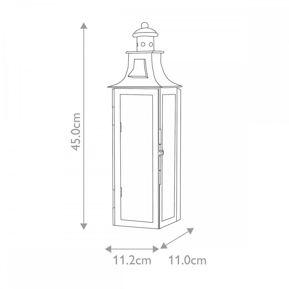 STOW Stow Outdoor 1 Light Wall Lantern Old Bronze