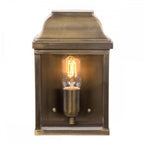 VICTORIA-BR Victoria Outdoor 1 Light Wall Lantern - Brass Aged Brass