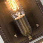 VICTORIA-VERDI Victoria Outdoor 1 Light Wall Lantern - Verdigris Verdigris