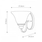 HK-CELLO1 Cello 1 Light Wall Light Antique Bronze