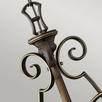 HK-CELLO3 Cello 3 Light Chandelier Antique Bronze