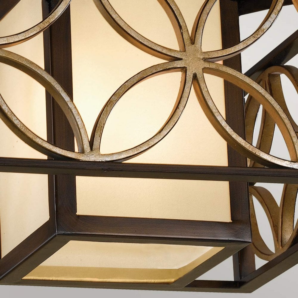 FE-REMY-F Remy 2 Light Flush Heritage Bronze/Parissiene Gold