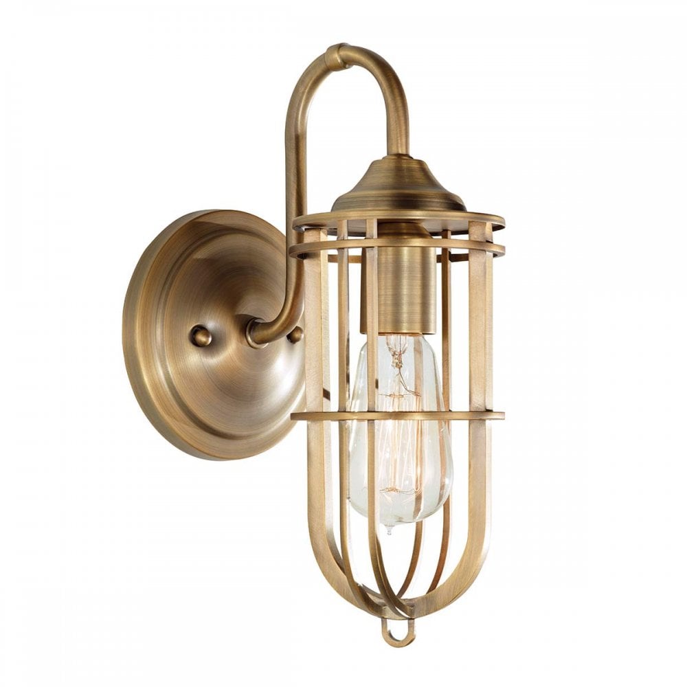 FE-URBANRWL-WB1 Urban Renewal 1 Light Wall Light Dark Antique Brass