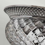 HK-PLANT-F-S-PL Plantation 2 Light Small Flush Polished Antique Nickel