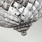 HK-PLANT-F-S-PL Plantation 2 Light Small Flush Polished Antique Nickel
