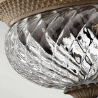 HK-PLANT-F-S-PZ Plantation 2 Light Small Flush Pearl Bronze