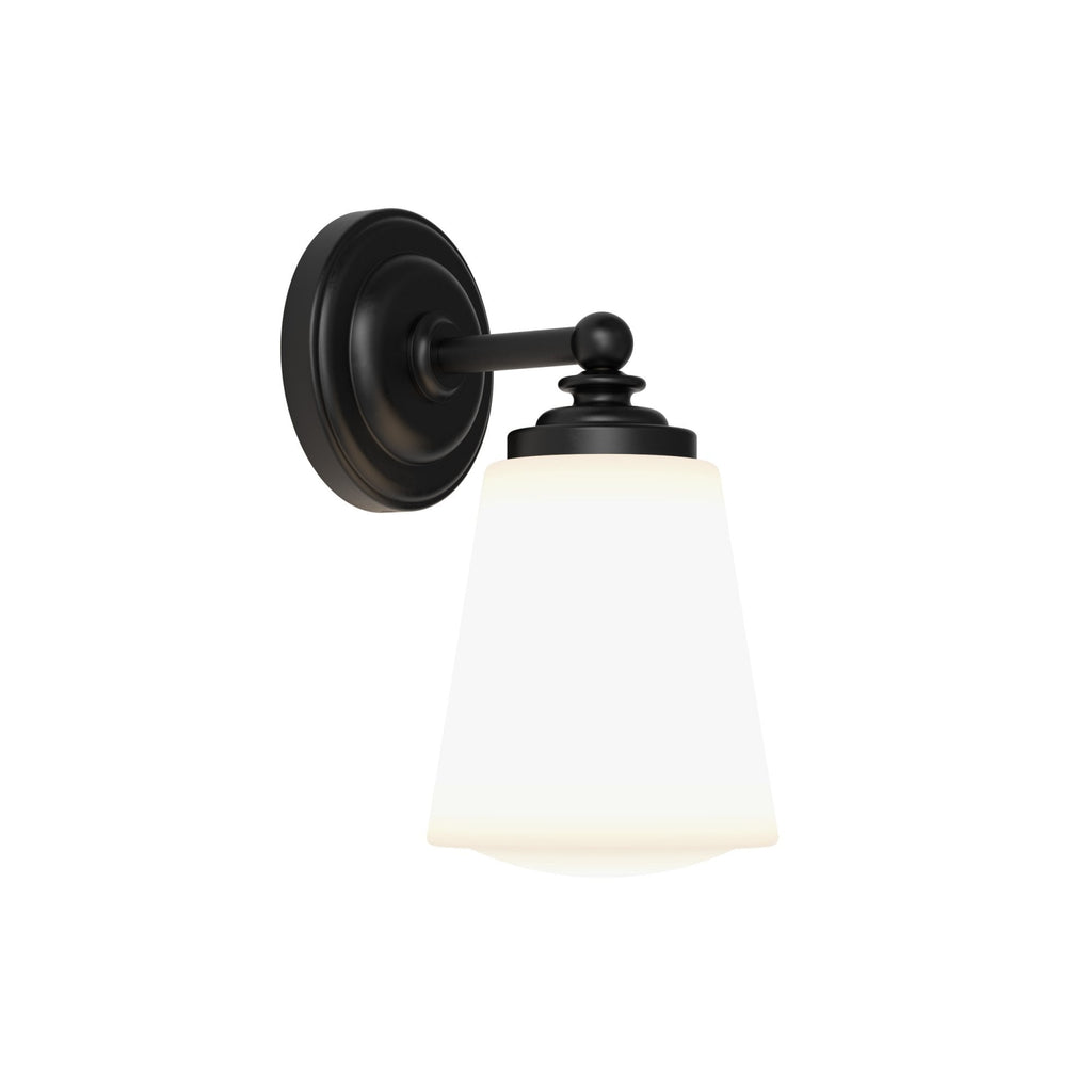 1106006 Anton Bathroom 1 Light Wall Light Matt Black