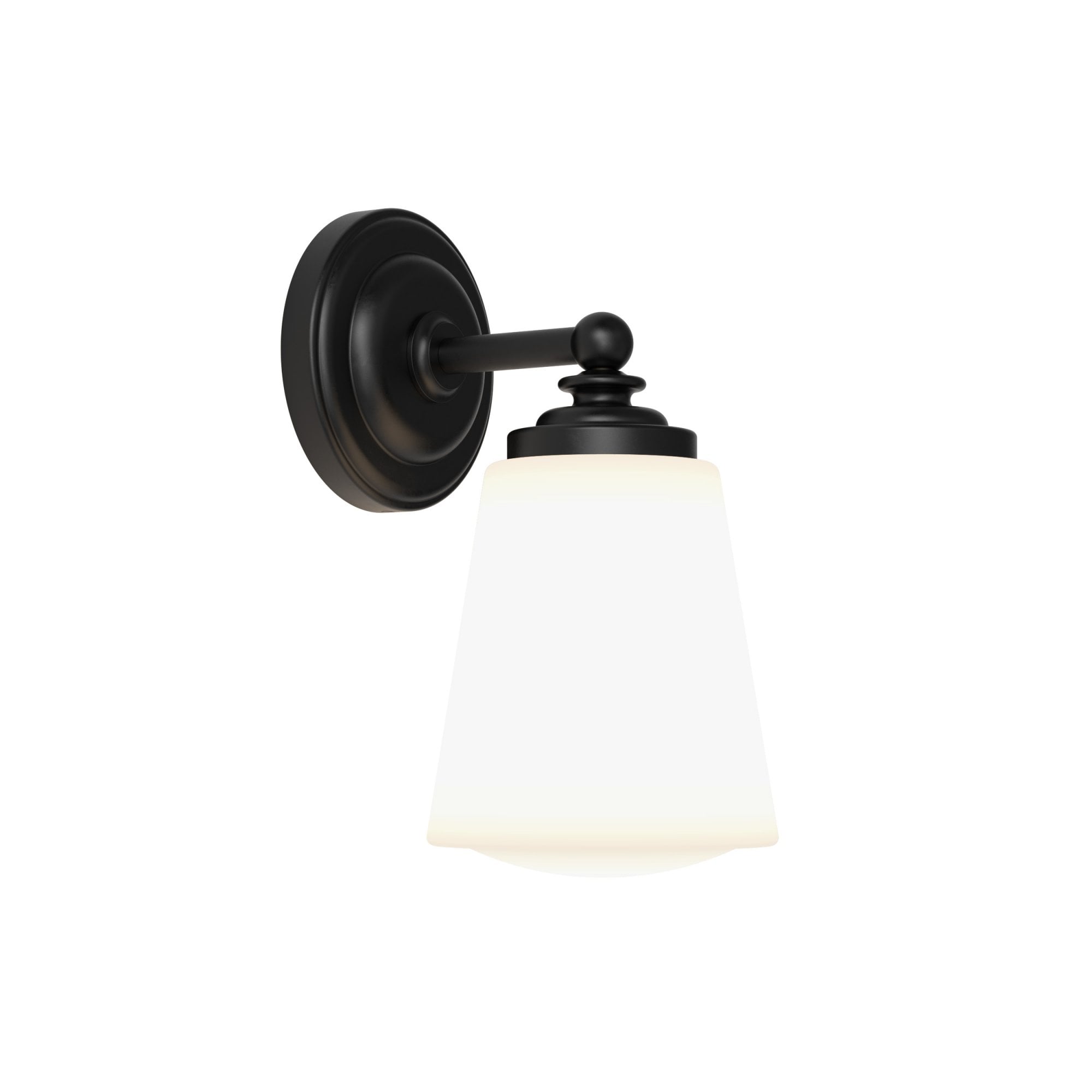 1106006 Anton Bathroom 1 Light Wall Light Matt Black