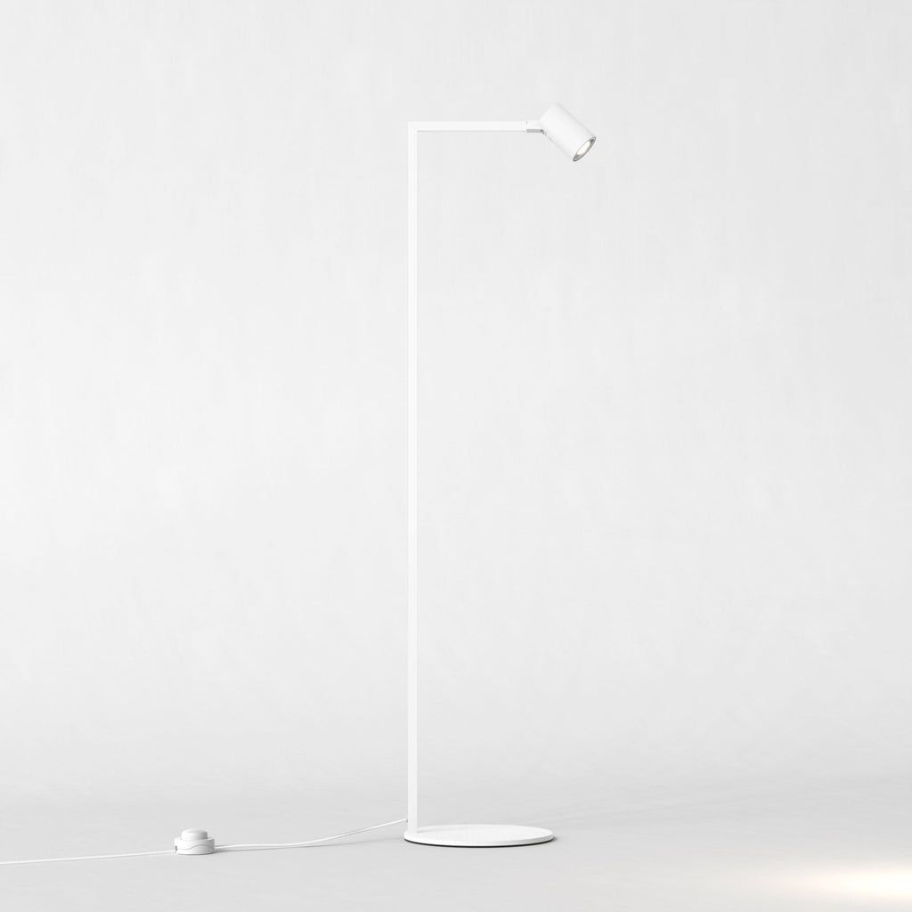 1286157 Ascoli 1 Light Floor Light Matt White