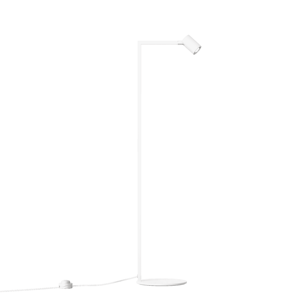 1286157 Ascoli 1 Light Floor Light Matt White