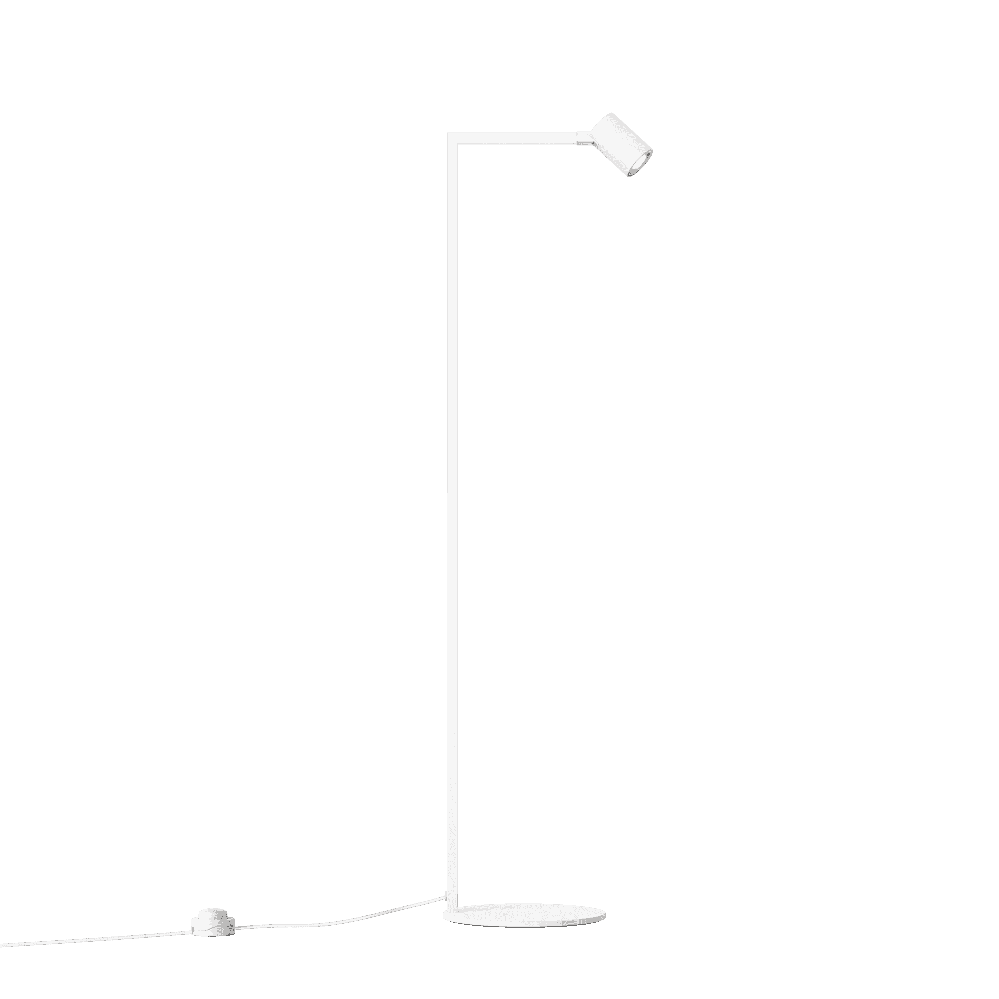 1286157 Ascoli 1 Light Floor Light Matt White